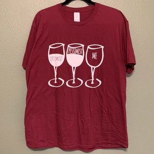 Optimist Wine Shirt